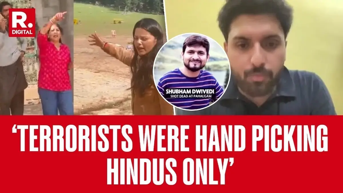 Terrorists Asked Hindu Tourist To Recite Kalma, Shot In Head For Refusing: Pahalgam Victim’s Cousin Pahalgam terror attack