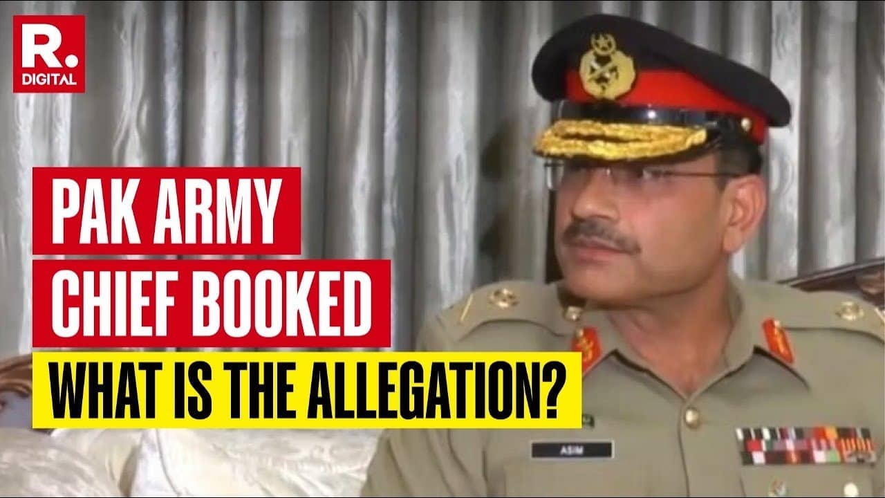 Pak Army Chief Booked
