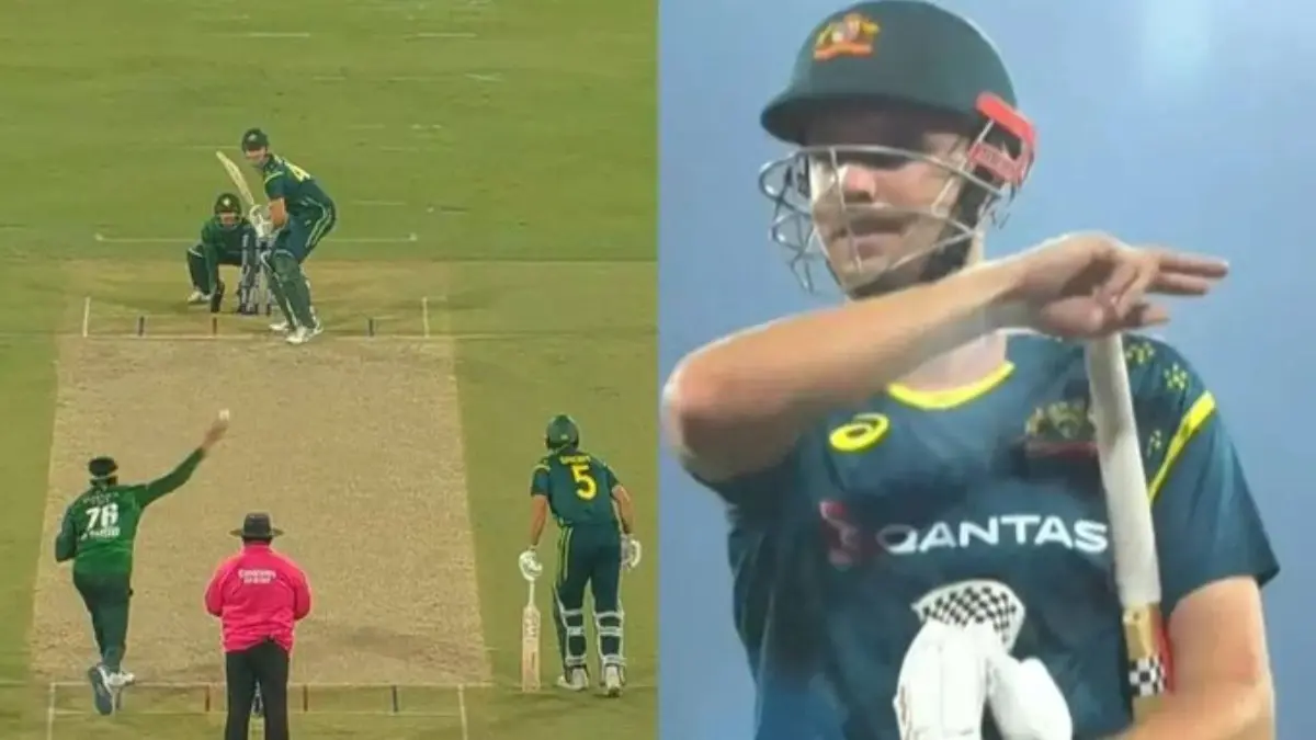 WATCH | Pakistan Bowler Chucking? Cameron Green's Gesture After Dismisses Sparks Fresh Controversy Pak vs Aus Controversy