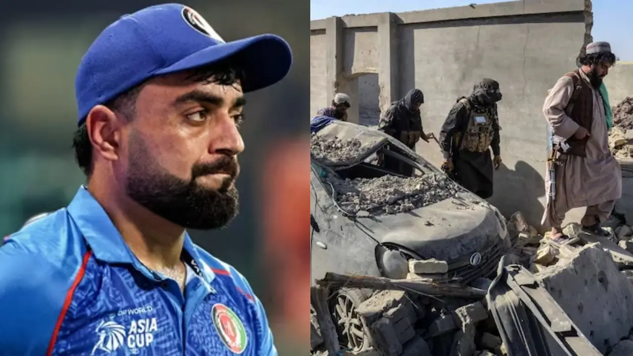Pakistan airstrikes on Afghanistan three cricketers death ACB takes big decision rashid khan gets emotional