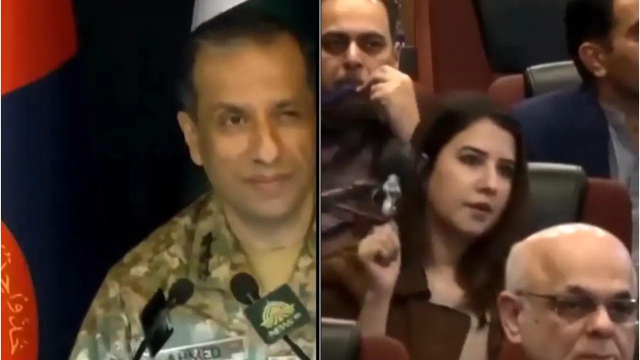 Pakistan Army Spokesman Trolled For Winking At Female Journalist During Conference | WATCH
