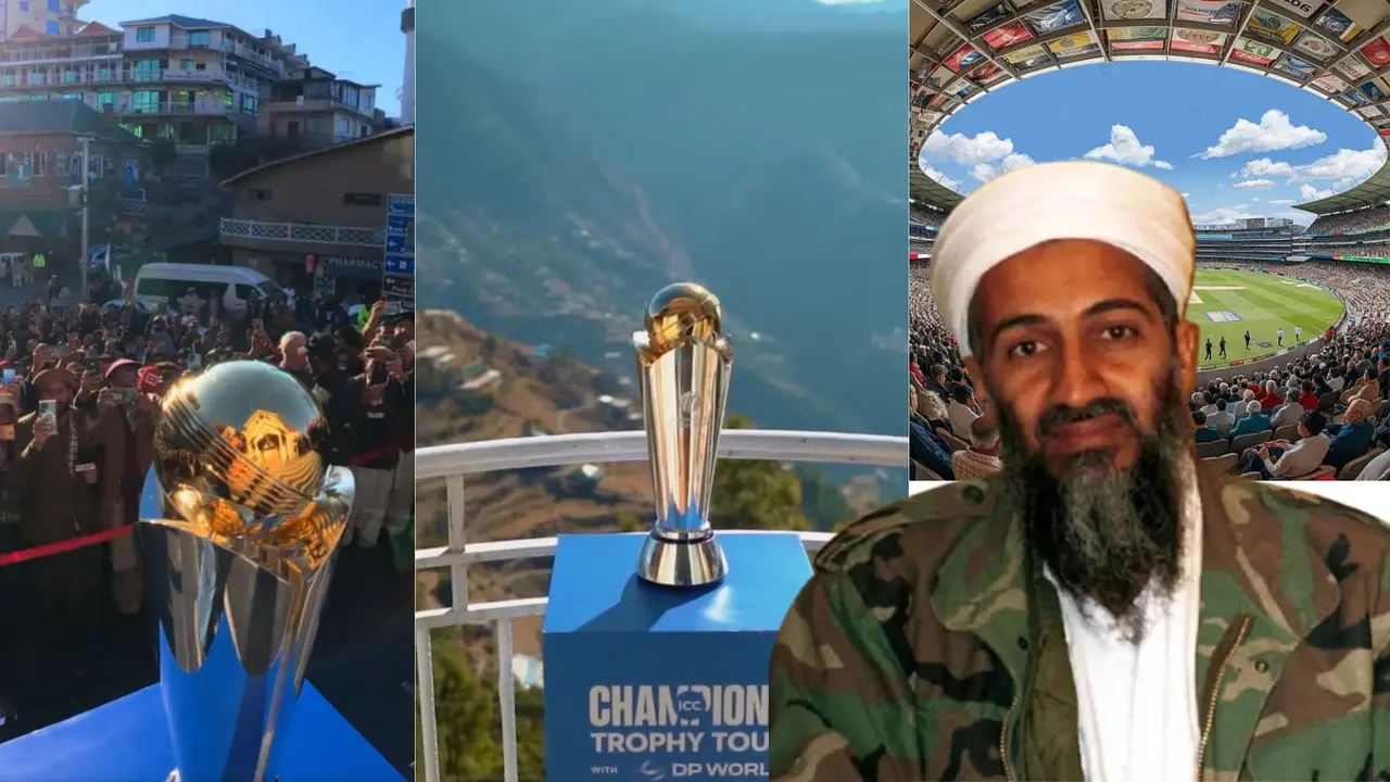 pakistan cricket board took champions trophy there where terrorist osama bin laden made his base