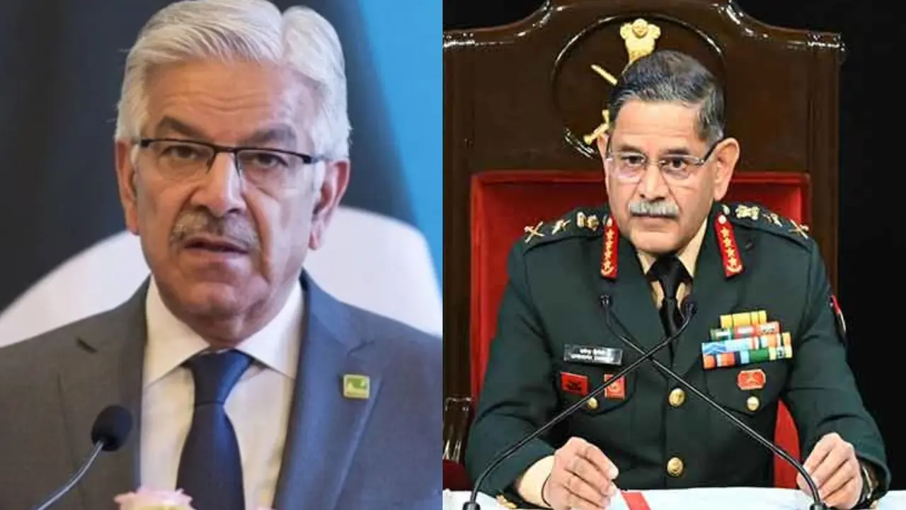 Pakistan Defense Minister Khawaja Asif & Army Chief General Upendra Dwivedi