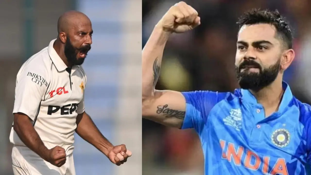 Pakistan spinner sajid khan said main gangster hota controversial comment on virat kohli