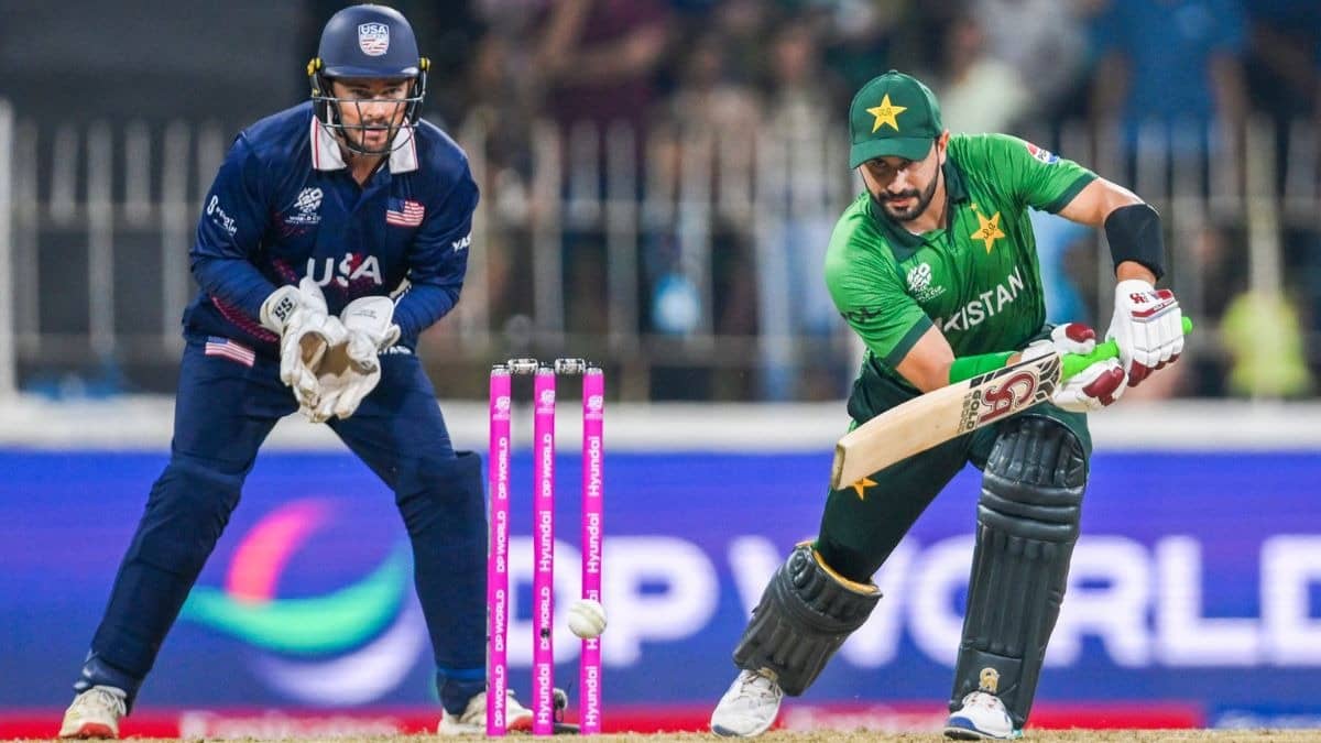Pakistan vs America cricket match pak beat usa by 32 run t20 world cup