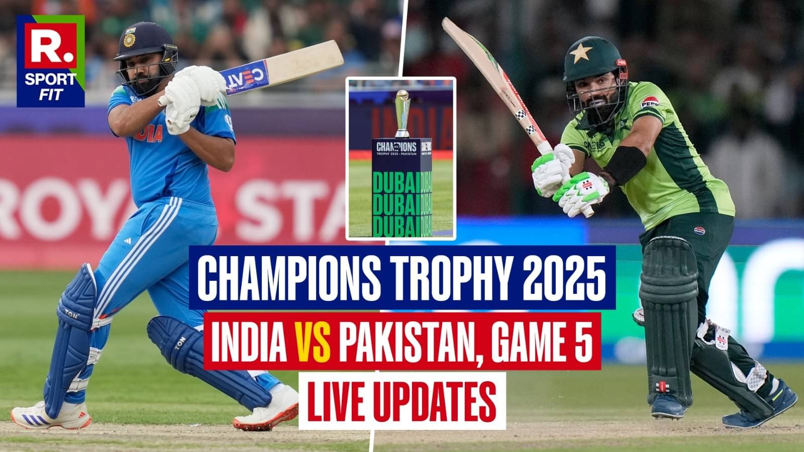 IND vs PAK Champions Trophy 2025 Live Score: Rohit Sharma’s Team India Lock Horns With Mohammad Rizwan’s Pakistan In Dubai