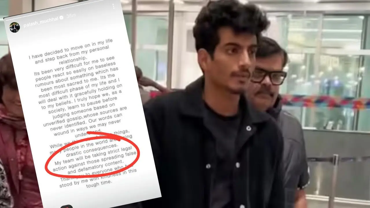 Palaash Calls Cheating Rumours 'Baseless', Smriti Stays Silent On Reason Behind Cancelled Wedding