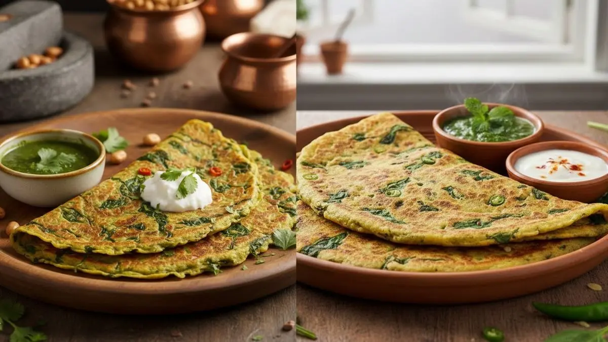 Palak Chila Recipe: शाम के नाश्ते में झटपट बनाएं पालक का चीला, सेहत और स्वाद से भरपूर; नोट करें रेसिपी Palak Chila Recipe