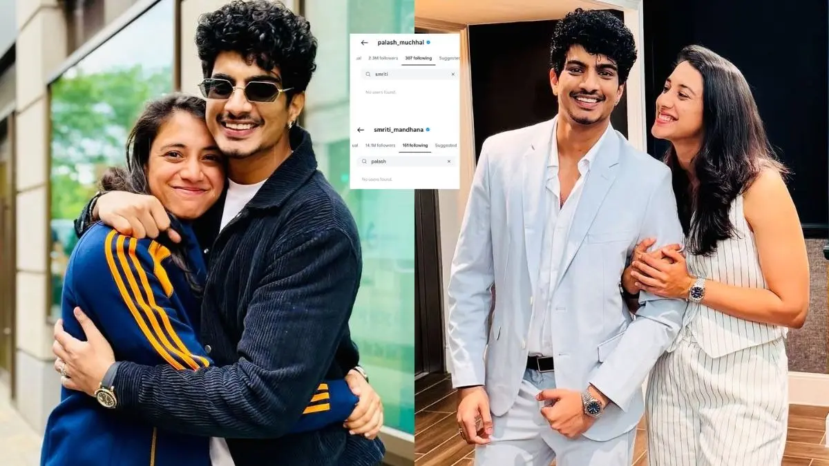 Palash Muchhal And Smriti Mandhana Unfollow On Instagram