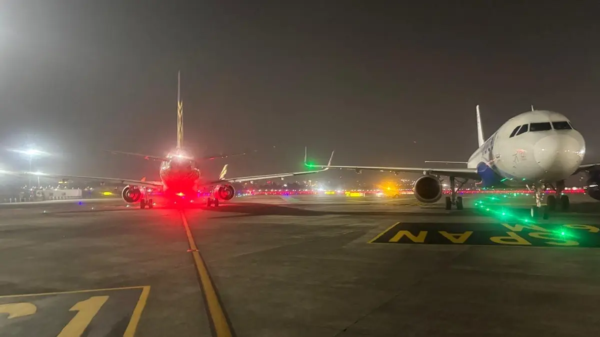 Panic At Mumbai Airport: Air India And IndiGo Planes Collide On Ground Panic At Mumbai Airport: Air India And IndiGo Planes Collide On Ground