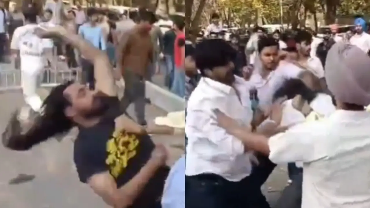 Panjab University Fight Viral Video