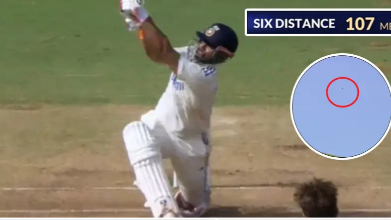 Rishabh Pant's MONSTROUS 107-Metre Six of Tim Southee Goes Out of Chinnaswamy in Bengaluru | WATCH Pant's 107-metre six