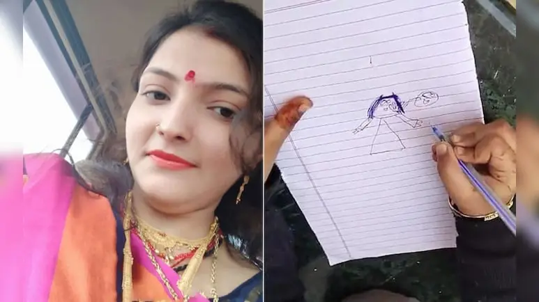 papa murder mummy hang dead body 4 year old daughter drawing solve killing case