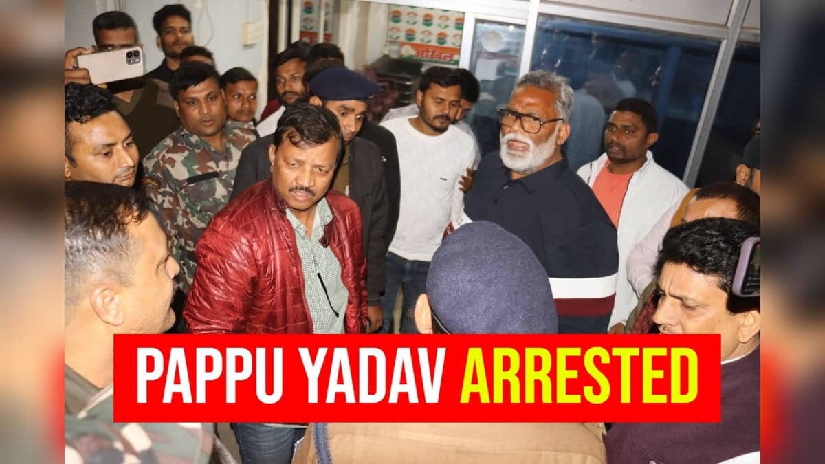 Pappu Yadav Arrested After Midnight Drama At Patna Residence, Alleges 'Cops May Kill Me'