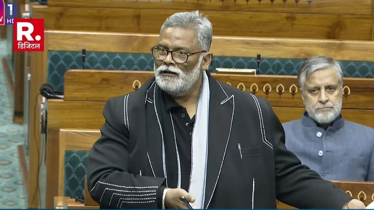 Pappu Yadav attack in Lok Sabha Allegations of voter list manipulation questions on EVMs and SIR