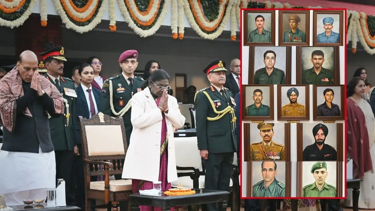 Param Vir Dirgha at Rashtrapati Bhawan