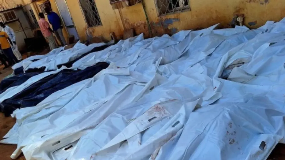 Paramilitary group attacks an open market in Sudan, killing 54 people and wounding at least 158