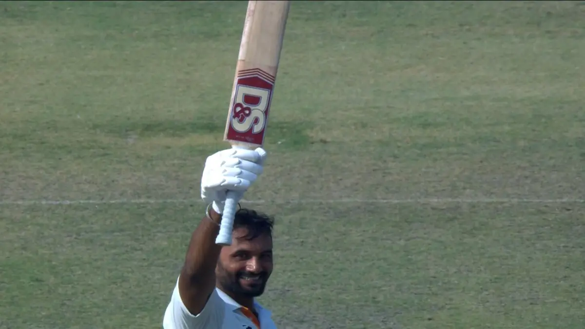 Jammu & Kashmir Stage Huge Upset, Register Stunning Win Over Delhi For First Time In Ranji Trophy History Paras Dogra in action against Delhi