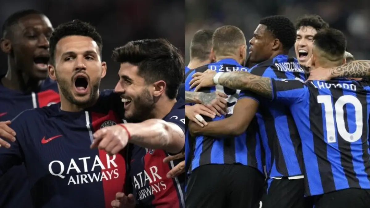 Paris Saint Germain and Inter Milan