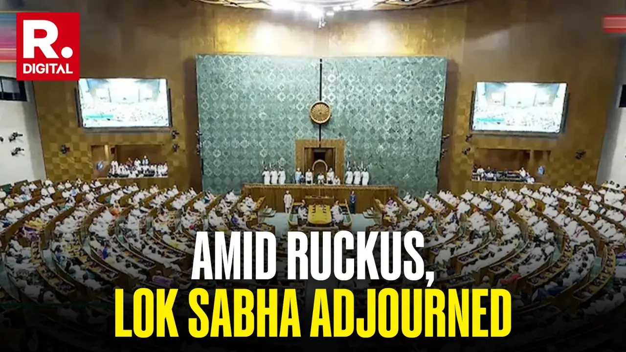 Parliament Monsoon Session: Lok Sabha Adjourned Till Noon as Opposition Demands Debate on Pahalgam Attack, Operation Sindoor