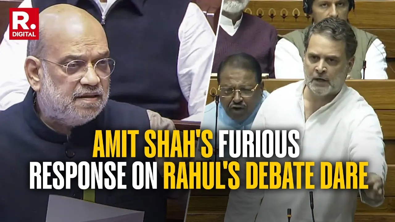 'Parliament Won't Function As Per Your Wish': Amit Shah Hits Back at Rahul Gandhi in Fiery Lok Sabha Debate