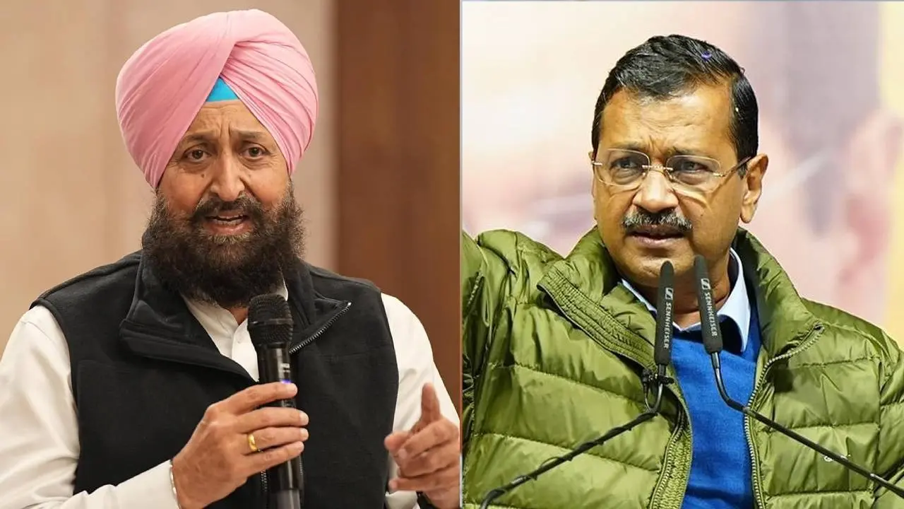 Partap Singh Bajwa and Arvind Kejriwal