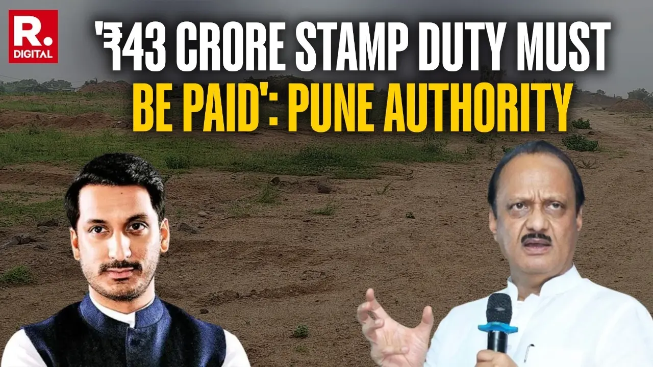 Parth Pawar land deal cancellation conditional on ₹43 crore stamp duty payment