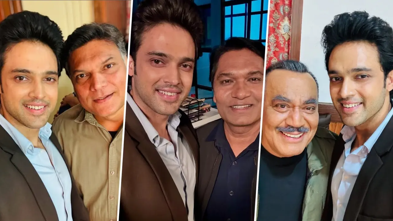 Parth Samthaan shares CID BTS