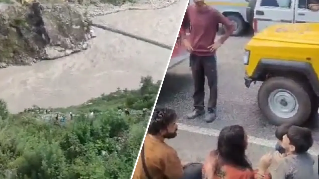 Passenger Bus With 18 People Onboard Falls Into Alakananda River In Uttarakhand's Rudraprayag, Rescue Ops Underway