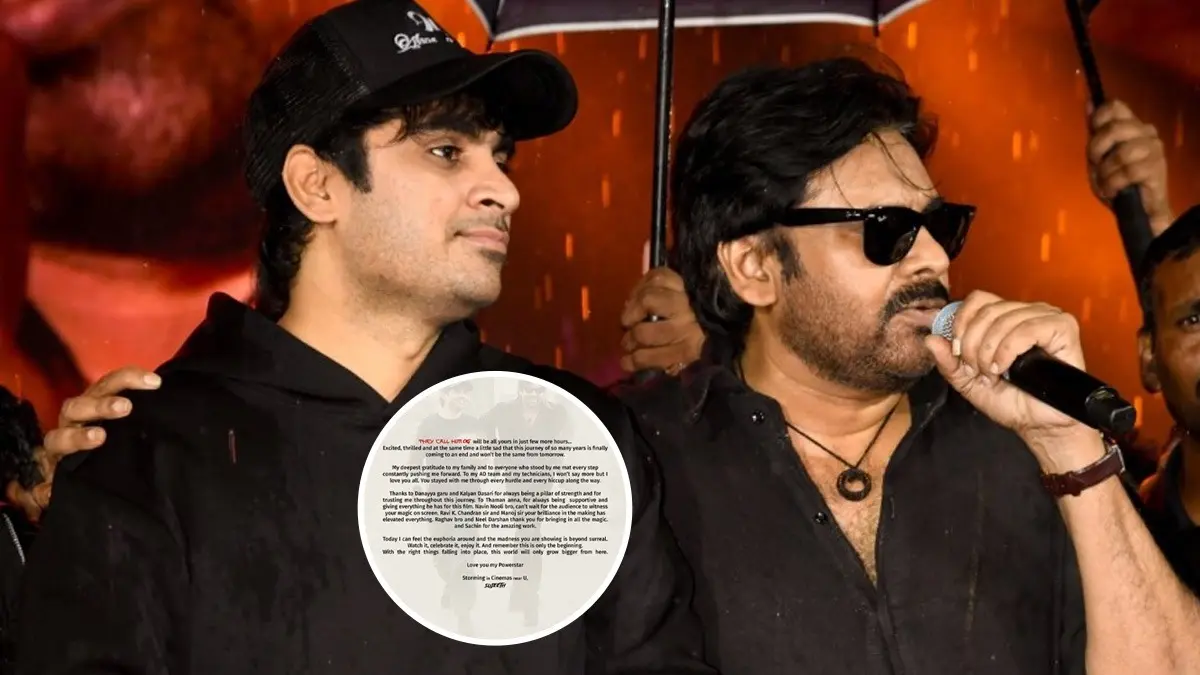 Pawan Kalyan and Emraan Hashmi feature in the gangster drama movie They Call Him OG