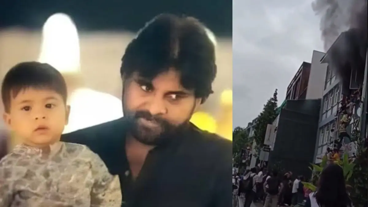 Pawan Kalyan with Son