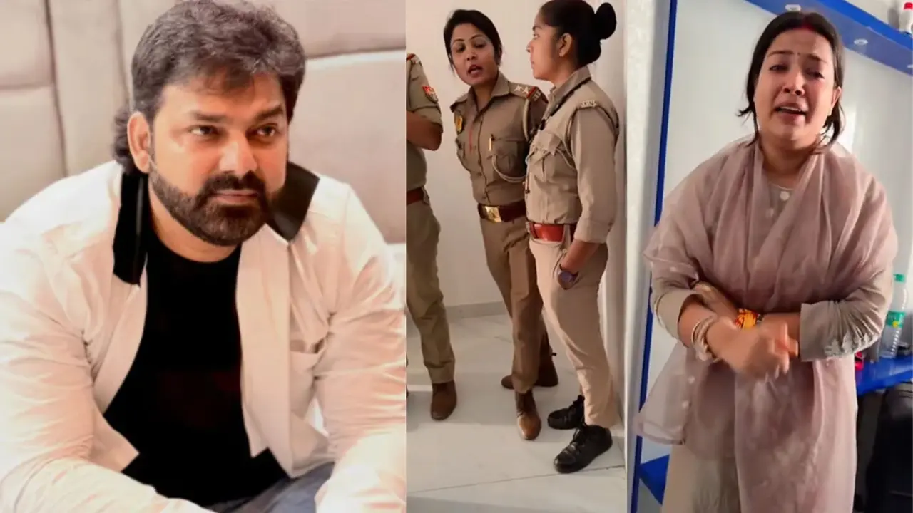 pawan singh sister in law juhi reveals lucknow flat incident