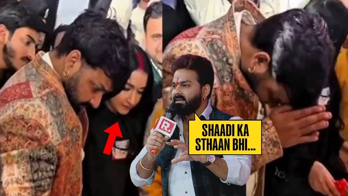 Pawan Singh sparked marriage rumours with a mystery woman at his birthday celebration