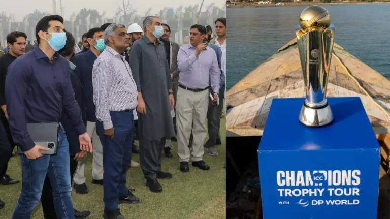 PCB officials and the Champions Trophy