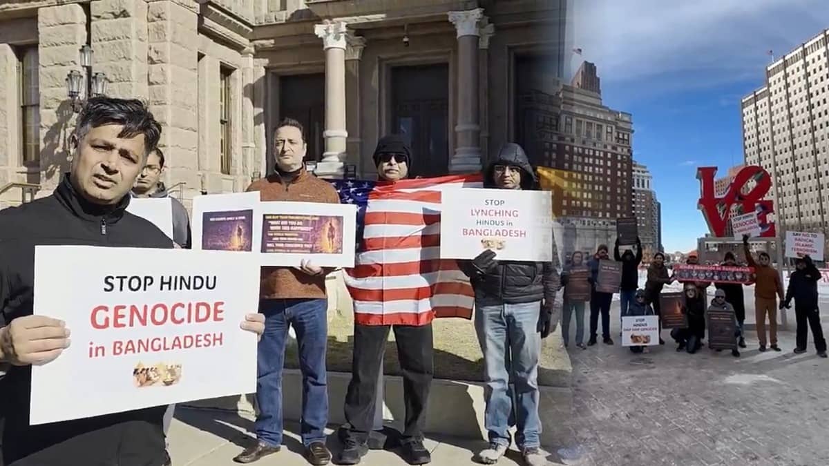 Peaceful Protest Held Across 25 US Cities Calling Attention to Violence Against Hindus in Bangladesh