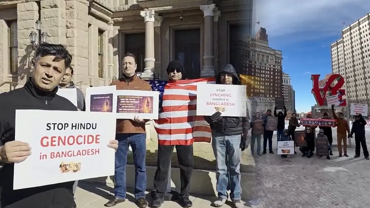 Peaceful Protest Held Across 25 US Cities Calling Attention to Violence Against Hindus in Bangladesh Peaceful Protest Held Across 25 US Cities Calling Attention to Violence Against Hindus in Bangladesh