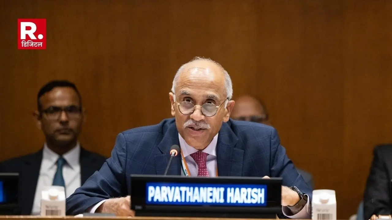 Permanent Representative of India to the UN in New York, Ambassador Parvathaneni Harish