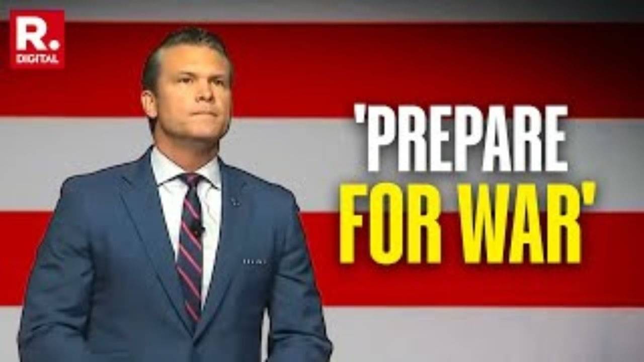 Pete Hegseth Speech to US Military Leaders at Marine Corps Base ...