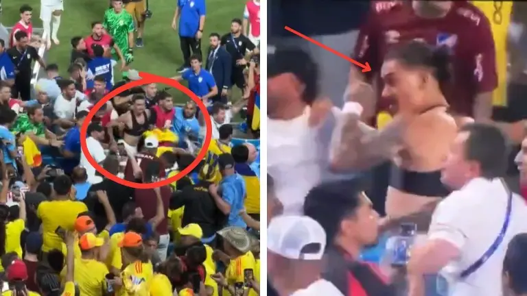 Darwin Nunez Caught in Violent Altercation with Colombian Fans Following Uruguay's Copa America Exit Darwin Nunez
