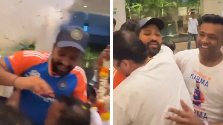 Watch | Here’s How Rohit Sharma’s Childhood Friends Gave Him a Grand Welcome Upon Return From WI Rohit Sharma and Friends