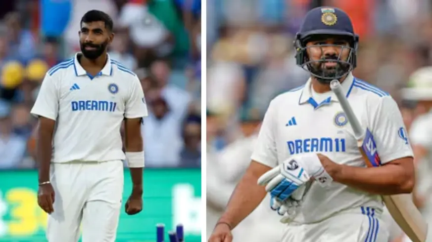 Jasprit Bumrah and Rohit Sharma
