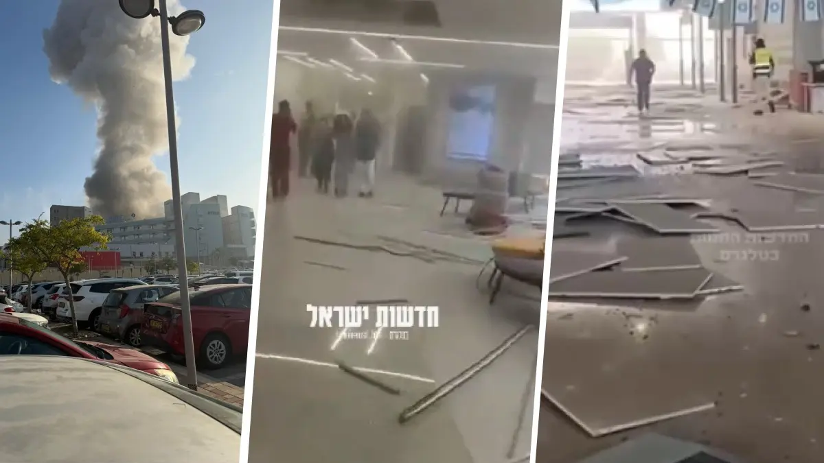 Photos Expose 'Extensive Damage' at Soroka Hospital After Missile Strike