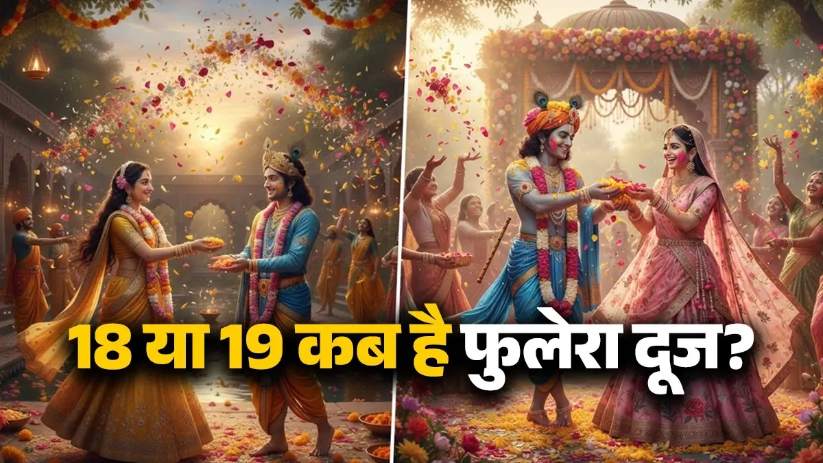 Phulera Dooj 2026: 18 या 19 फरवरी कब है फुलेरा दूज? राधा-कृष्ण से है बेहद खास संबंध; ब्रज में खेली जाएगी फूलों की होली Phulera Dooj 2026