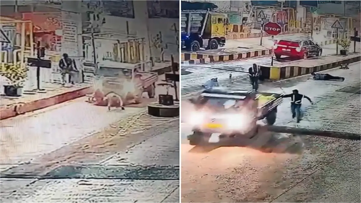 Pickup van crushes toll booth employee in Chandrapur