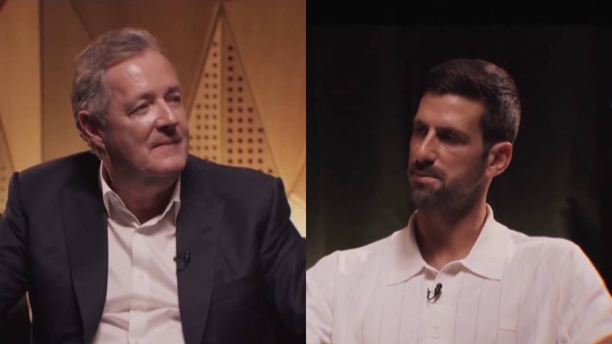 Piers Morgan, Novak Djokovic