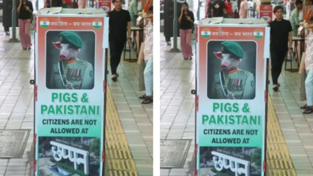 'Pigs, Pakistanis Not Allowed:' Morphed Image Of 'Pig-Faced' Pak Army Chief Outside Indore Eatery Goes Viral 'Pigs, Pakistanis Not Allowed:' Morphed Image Of 'Pig-Faced' Pak Army Chief Outside Indore Eatery Goes Viral