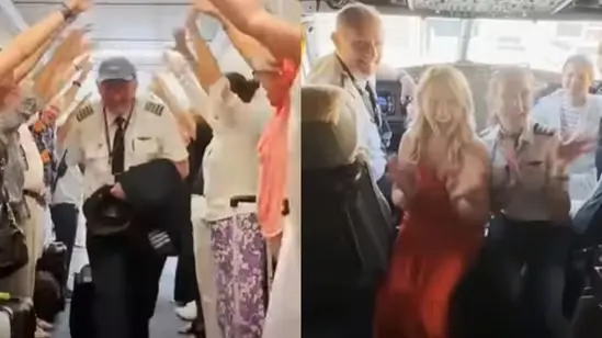 American Pilot Shares Final Flight with Daughter as Co-Pilot, Receives Heartfelt Goodbye Pilot Last Flight