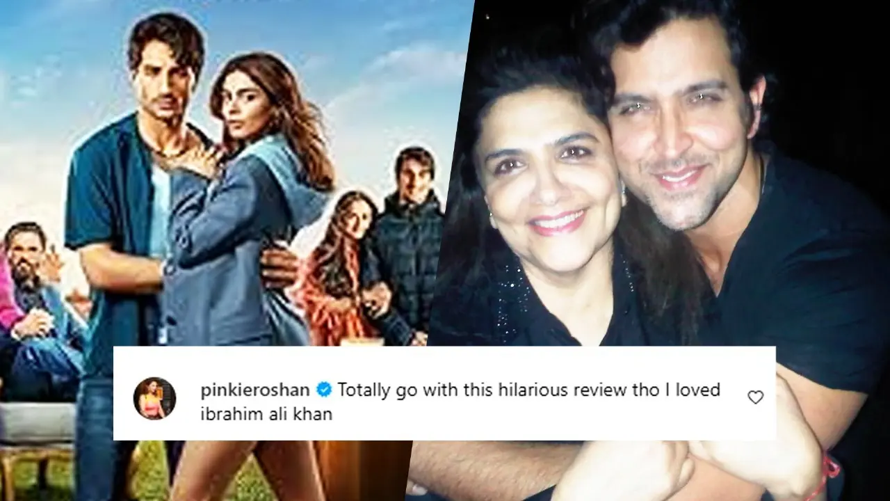 Hrithik Roshan's Mother Pinkie Agrees With Critical Review Of Nadaaniyan, Netizens Remind Her Of Niece Pashmina Pinkie Roshan criticises Nadaaniyan.
