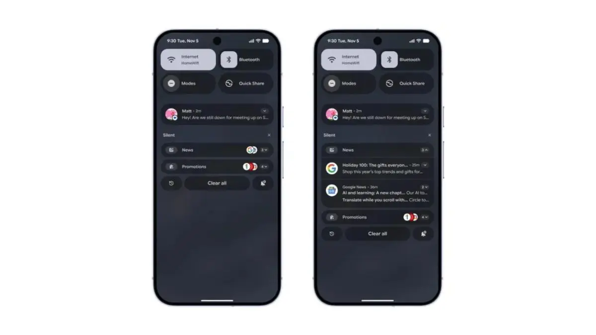 Google's Latest Pixel Update Categorises Notifications to Reduce Unnecessary Clutter pixel