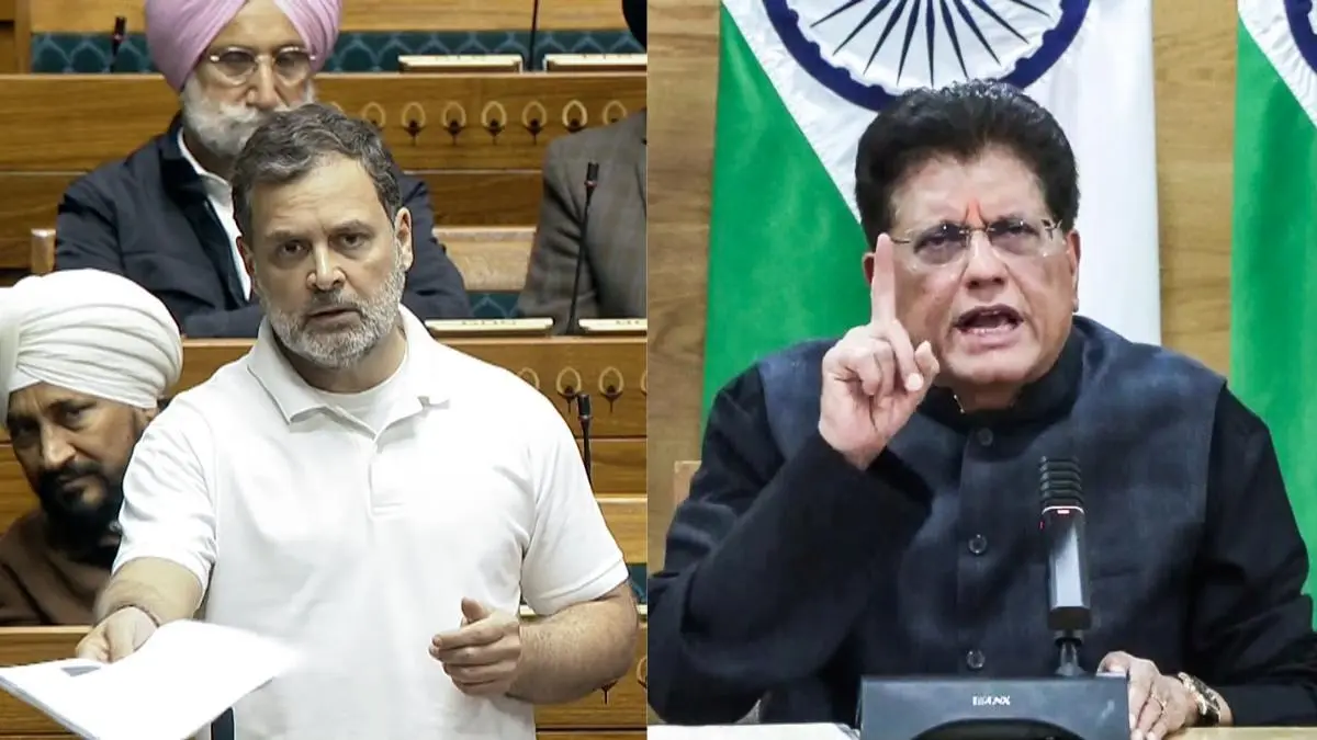 'Rahul Gandhi Ko Kya Mirchi Lagti Hai': Piyush Goyal Lashes Out at LoP Over Parliament Ruckus, Questioning India-US Trade Deal 'Rahul Gandhi Ko Kya Mirchi Lagti Hai': Piyush Goyal Lashes Out at LoP Over Parliament Ruckus, Questioning India-US Trade Deal